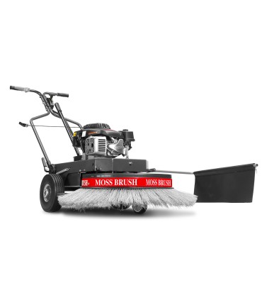 SPAZZOLA SEMOVENTE WEIBANG WBGC877L,PULISCE ERBACCE DETRITI NEVE ECC.,MOTORE 196CC BENZINA,CON TRAZIONE,ROTAZIONE ORARIA/ANTIORA
